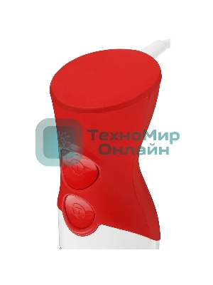Блендер погружной Bosch MSM64110 белый/красный, 450 Вт, 2 скорости, турбо
