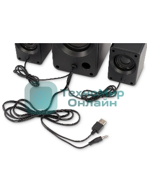 Акустическая система Оклик OK-423 2.1 черный 11Вт