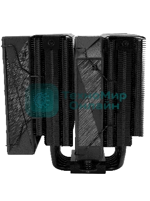 Кулер для процессора Thermalright Royal Pretor 130 черный (4-pin PWM, 158мм, Ni/Cu, 6x6мм, 1x120+1x130мм, 80.45CFM/81.88CFM, 29.4dBA/28.3dBA, 2150PM/1750RPM, S: 1200, 1700, 1851, 2011, 2066, 115X, AM4, AM5, black)