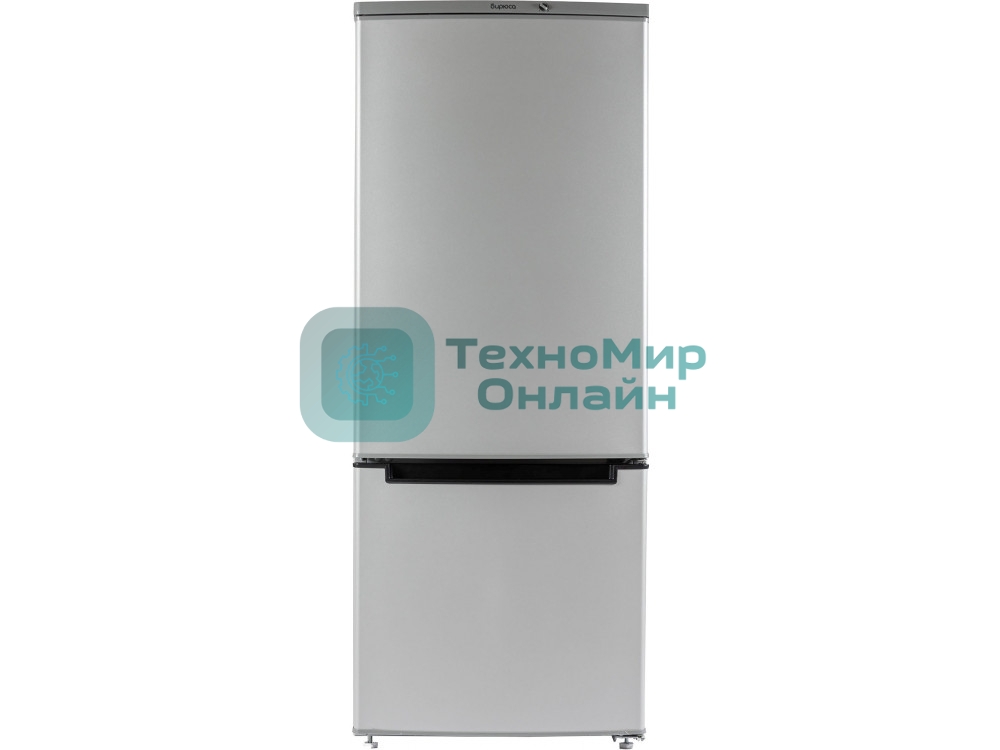 Холодильник Бирюса M551 металлик двухкамерный 180/60л морозилка снизу, автоматическое оттаивание