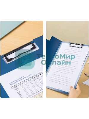 Папка-планшет Deli EF404 A4 полипропилен, ассорти с крышкой