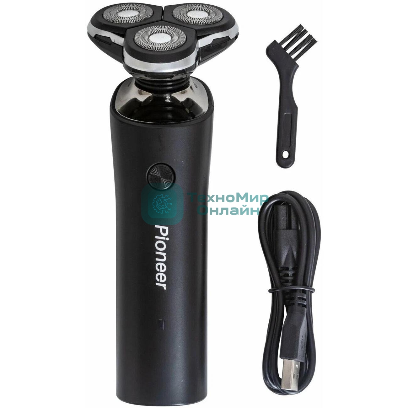 Электробритва Pioneer BS006, 3 плавающие бритвенные головки, сухое и влажное бритье, время работы до 90 мин