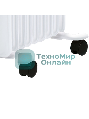 Обогреватель масляный Ballu Classic BOH/CL-05WRN (5 секций), белый, 1000 Вт, 15 м2, термостат