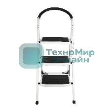 Стремянка стальная трехступенчатая Deli DL509013 макс.высота 670мм, до 150кг, ступени 360x270мм