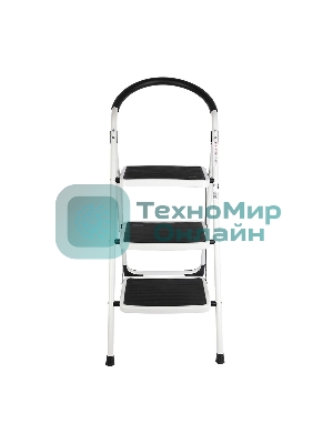 Стремянка стальная трехступенчатая Deli DL509013 макс.высота 670мм, до 150кг, ступени 360x270мм