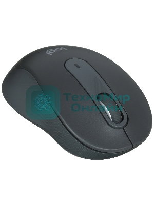 Мышь беспроводная Logitech Signature M650 графитовый, 4000 dpi, радиоканал, Bluetooth, USB, кнопки - 5