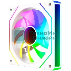 Вентилятор для корпуса Bloody CF-11 LCD ARGb 120х120x25 белый 4-pin 32дБ (упак.:1шт) (CF-11-ARGb120-WH) Ret