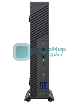 Компьютер Rikor USFF 101.1 4BA745FE i3-12100/8GB/256GB SSD/UHD Graphics 730/WiFi/BT/Win11Pro/black