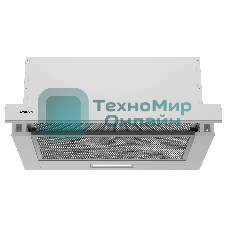 Вытяжка встраиваемая Evelux TEL 50 W белый, 50 см, 710 куб. м/ч, 47 дБ