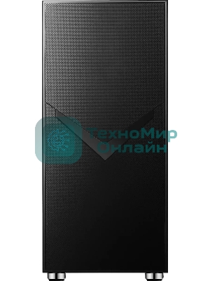 Компьютерный корпус Accord 3501 черный без БП ATX 2xUSB 2.0 1xUSB 3.0 1xUSB3.1 audio bott PSU