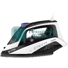 Утюг Vitek Prive VT-8360 2400Вт черный/белый