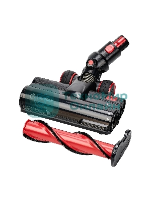 Пылесос вертикальный EVOLUTION Smart Clean VCF2212M черный/красный, питание от аккумулятора, 380 Вт, уборка сухая, пылесборник 0.4 л