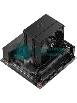 Кулер Cooler ID-Cooling SE-904-XT BLACK LGA1851/1700/1200/115X/AM5/AM4 (TDP 180W, PWM, 4 тепл.трубки прямого контакта, FAN 100мм) RET