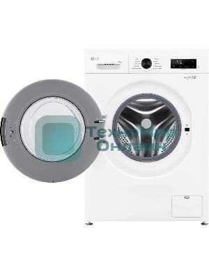 Стиральная машина LG F2Y1VS6W белый, загрузка фронтальная 9 кг, 1200 об/мин., класс: А