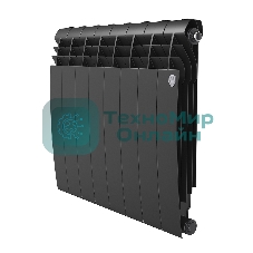 Радиатор биметаллический Royal Thermo BILINER B 500 черный - 8 секц.