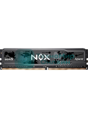 Оперативная память Apacer Nox, DDR5, 32Gb (2x16Gb), 6000MHz, CL40, DIMM, радиатор, черный
