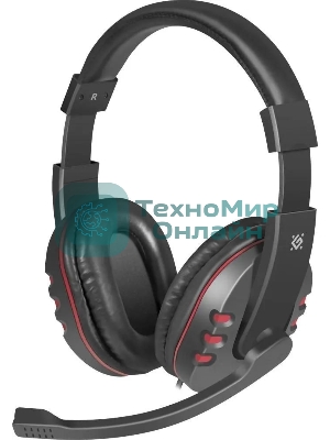 Гарнитура Defender Warhead G-160 чёрный, проводная