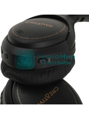 Беспроводные/проводные наушники Creative Zen Hybrid белый, полноформатные, Bluetooth + проводной, активное шумоподавление