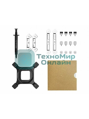 Кулер для процессора DEEPCOOL AN600 черный, 120 мм, алюминий, 1850 об/мин, 24.2 дБ, 4 pin, 180 Вт, 67 мм