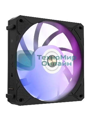 Вентилятор для корпуса Alseye i12B-K10 черный, 120 мм, 1800 об/мин, 33.2 дБ, 4 pin