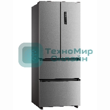 Холодильник Бирюса FD 431 I нержавеющая сталь трехкамерный 244/147 л морозилка снизу