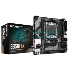 Материнская плата GIGABYTE B650I AX, AM5, AMD B650, 2xDDR5, 2xSATA, 1xM.2, 1xPCIe 4.0 x16, 1xHDMI, 1xDP, 1x2.5Gb LAN, Wi-Fi 6E, Bluetooth 5.3, 1xUSB-C 5Gbps, 1xUSB-A 5Gbps, 3xUSB-A 2.0, 3x3.5 мм, 7.1, ITX