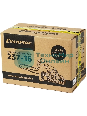 Цепная пила Champion PN237-16 1.5Вт 2л.с. дл.шины:16