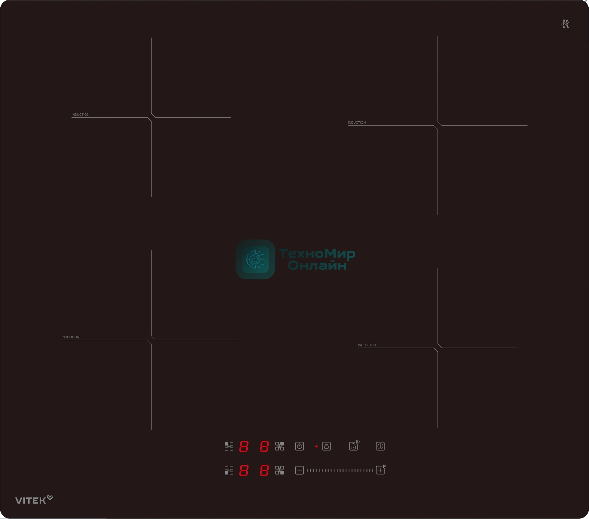 Индукционная варочная панель Vitek VHI6410 черный