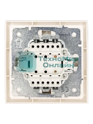 Выключатель 1-кл. СП ZIMA IP20 10А безвинт. зажим слон. кость LEZARD 704-9088-100QC