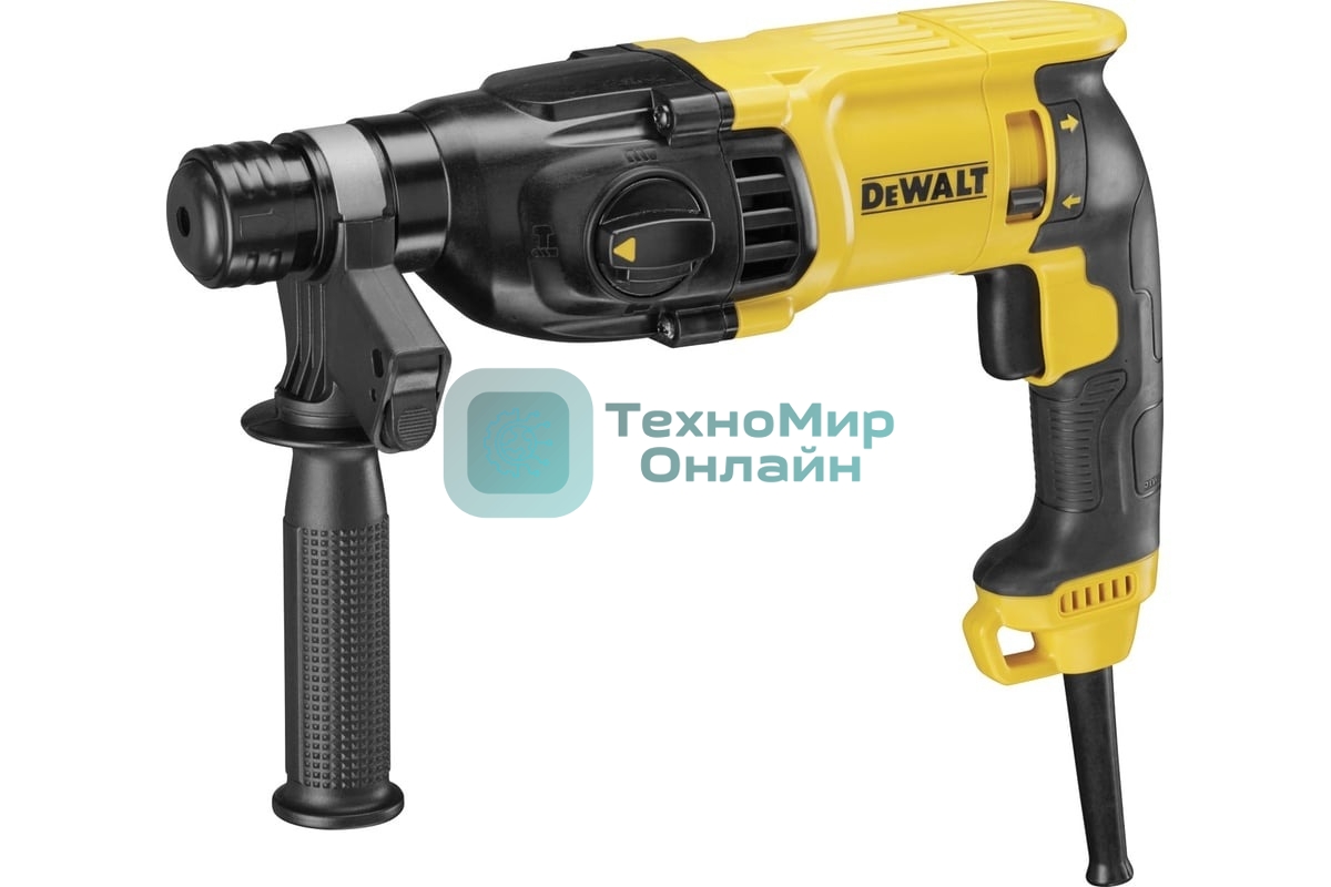 Перфоратор DeWalt D 25133 K ,SDS+,800Вт,3реж,2.9(по ЕРТА)Дж,0-5500у\м,2.6кг,чем TSTAK