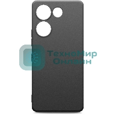 Чехол (клип-кейс) BoraSCO для Tecno Camon 20 (4G)/20 Pro (4G) Silicone Case черный (72054)