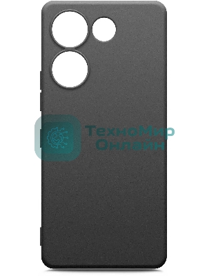 Чехол (клип-кейс) BoraSCO для Tecno Camon 20 (4G)/20 Pro (4G) Silicone Case черный (72054)