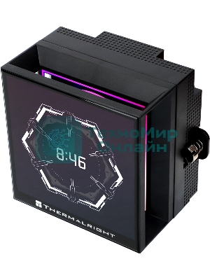 Водяное охлаждение для процессора Thermalright Hyper Vision 360 (360mm, LED, Black, ARGB/Fans: 3x120mm, 69CFM, 27dBA, 2150RPM/Pump height 68mm, 6400RPM, Rad thickness 27mm/S: 1700, 1200, 1851, 115X, 2011, 2066, AM5, AM4)