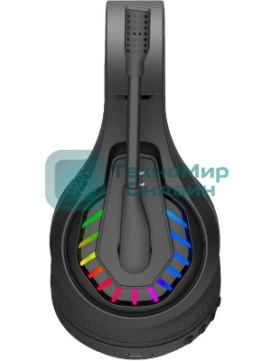 Гарнитура Bloody GR230 чёрный, беспроводная + проводная, радиоканал, до 40 ч, подсветка