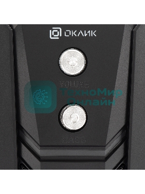 Акустическая система Оклик OK-423 2.1 черный 11Вт