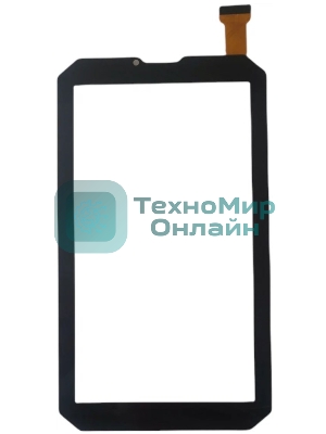 Сенсорное стекло (тачскрин) для Prestigio Muze 4667 3G, черное