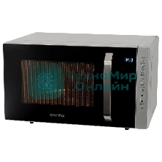 Микроволновая печь Hyundai HYM-M2066 серебристый, 23 л, 800 Вт, переключатели - мембранные кнопки