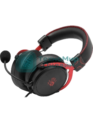 Гарнитура Bloody M590i Sports красный-чёрный, проводная, USB