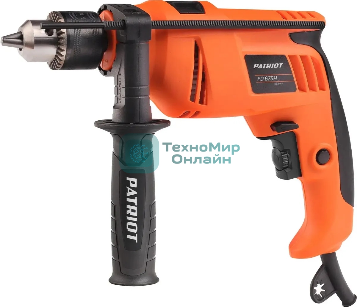 Дрель ударная Patriot FD 675H 675Вт ключевой реверс (120301675)