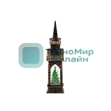 Светильник декоративный (фигура) Neon-night Башня с эффектом снегопада и подсветкой