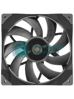 Вентилятор для корпуса Thermaltake TOUGHFAN 14 черный, 140 мм, 2000 об/мин, 33.2 дБ, 4 pin