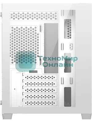 Компьютерный корпус Bloody BD-CC108 белый без БП mATX 9x120мм 2xUSB 3.0 audio bott PSU