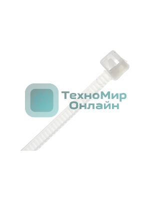 Хомут кабельный 2.5х100 нейл. белый (уп. 100 шт) IEK UHH31-D025-100-100