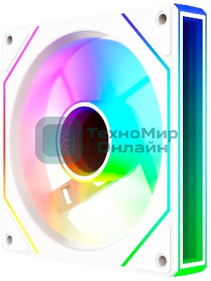 Вентилятор для корпуса Bloody CF-11 LCD ARGb 120х120x25 белый 4-pin 32дБ (упак.:1шт) (CF-11-ARGb120-WH) Ret