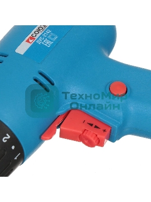 Дрель-шуруповерт СОЮЗ ДУС-2142, 450 Вт, 14,5 Нм, щеточный