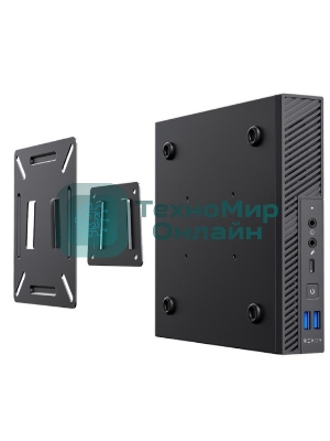 Компьютер Rikor USFF 101.1 4BA745FE i3-12100/8GB/256GB SSD/UHD Graphics 730/WiFi/BT/Win11Pro/black