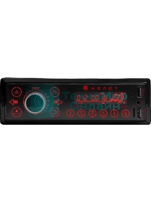 Автомагнитола Ural Молот АРС-МТ 333К, 1 DIN, Bluetooth, USB Type-A