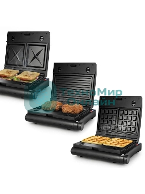 Гриль электрический Kitfort КТ-1632 1000Вт черный