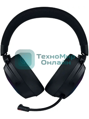 Гарнитура Razer Kraken V4 Pro чёрный, беспроводная + проводная, радиоканал, до 45 ч, подсветка