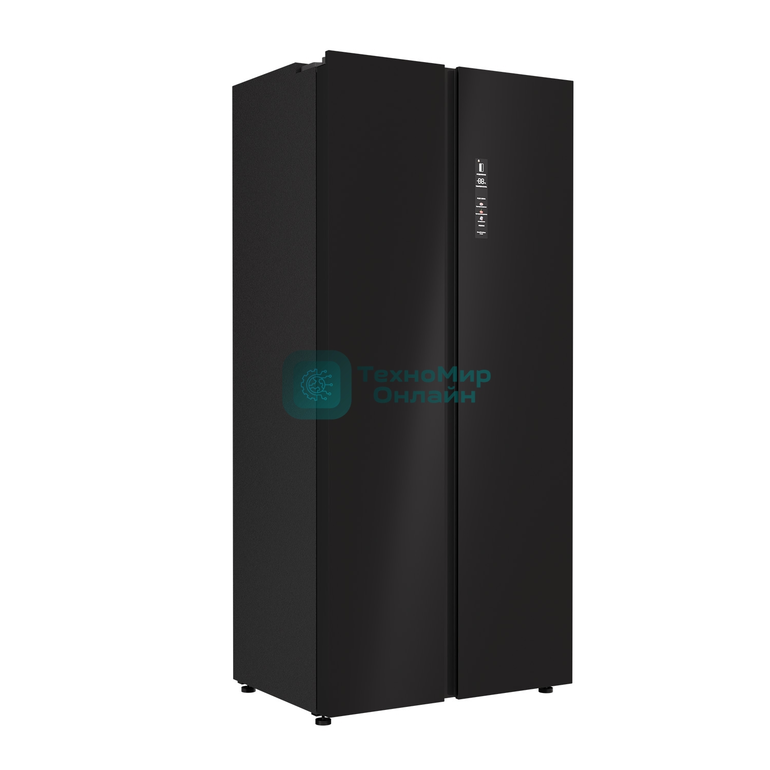 Холодильник Lex LSB525BLID черный двухкамерный 304/206л морозилка сбоку, No Frost, Side by Side